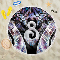 New Zealand Aotearoa Beach Blanket Pikorua Single Twist Pink Paua Shell