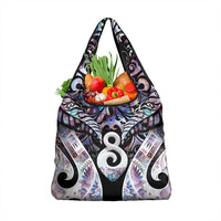 New Zealand Aotearoa Grocery Bag Pikorua Single Twist Pink Paua Shell