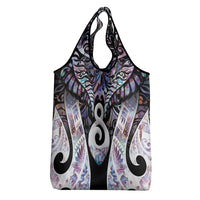 New Zealand Aotearoa Grocery Bag Pikorua Single Twist Pink Paua Shell