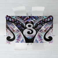 New Zealand Aotearoa Tablecloth Pikorua Single Twist Pink Paua Shell