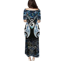 New Zealand Aotearoa Puletasi Pikorua Single Twist Green Paua Shell