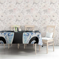 New Zealand Aotearoa Tablecloth Pikorua Single Twist Green Paua Shell