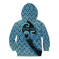Custom Aotearoa Atua Ranginui Kid Hoodie Maori Sky Father Koru Patterns