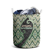 Aotearoa Atua Papatuanuku Laundry Basket Earth Mother Father Koru Patterns