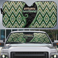 Aotearoa Atua Papatuanuku Auto Sun Shade Earth Mother Father Koru Patterns