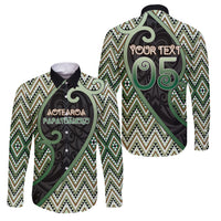 Custom Aotearoa Atua Papatuanuku Family Matching Mermaid Dress and Hawaiian Shirt Earth Mother Father Koru Patterns