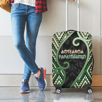 Aotearoa Atua Papatuanuku Luggage Cover Earth Mother Father Koru Patterns