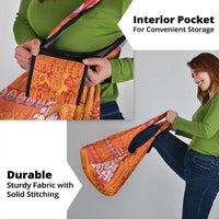 French Polynesia Christmas Grocery Bag Seashell Xmas Tree Tribal Waves - Polynesian Pride