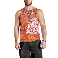 French Polynesia Christmas Men Tank Top Seashell Xmas Tree Tribal Waves - Polynesian Pride
