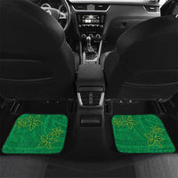 Cook Islands Christmas Car Mats Seashell Xmas Tree Tribal Waves - Polynesian Pride