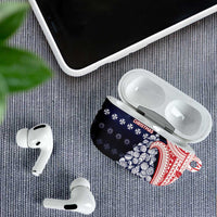 Wallis And Futuna Christmas AirPods Case Seashell Xmas Tree Tribal Waves - Polynesian Pride