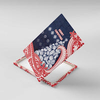 Wallis And Futuna Christmas Canvas Wall Art Seashell Xmas Tree Tribal Waves - Polynesian Pride