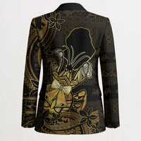 Niue Christmas Blazer Niuean Crab Xmas Tribal Waves - Polynesian Pride