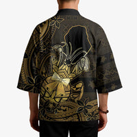 Niue Christmas Kimono Niuean Crab Xmas Tribal Waves - Polynesian Pride