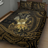 Niue Christmas Quilt Bed Set Niuean Crab Xmas Tribal Waves - Polynesian Pride