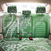 Hawaii Puakenikeni And Maile Lei Back Car Seat Cover Green Polynesian Shark Tattoo DT05