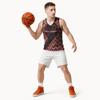 Custom Aotearoa Atua Tumatauenga Basketball Jersey God Of War Koru Patterns