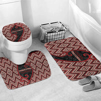 Aotearoa Atua Tumatauenga Bathroom Set God Of War Koru Patterns
