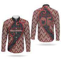 Custom Aotearoa Atua Tumatauenga Couples Matching Mermaid Dress and Long Sleeve Button Shirt God Of War Koru Patterns
