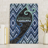 Aotearoa Atua Tangaroa Canvas Wall Art God Of Ocean Koru Patterns