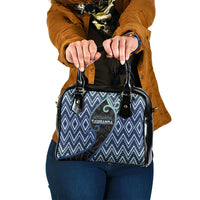 Aotearoa Atua Tangaroa Shoulder Handbag God Of Ocean Koru Patterns