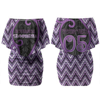 Custom Aotearoa Atua Tawhirimatea Couples Matching Off Shoulder Short Dress and Long Sleeve Button Shirt God Of Storms Koru Patterns
