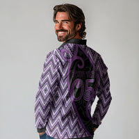 Custom Aotearoa Atua Tawhirimatea Long Sleeve Polo Shirt God Of Storms Koru Patterns
