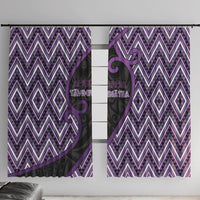 Aotearoa Atua Tawhirimatea Window Curtain God Of Storms Koru Patterns