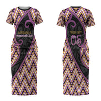 Custom Aotearoa Atua Rongomatane Couples Matching Short Sleeve Bodycon Dress and Hawaiian Shirt God Of Cultivated Foods Koru Patterns