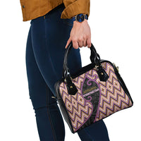 Aotearoa Atua Rongomatane Shoulder Handbag God Of Cultivated Foods Koru Patterns