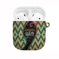 Aotearoa Atua Maui AirPods Case Demigod Hero And Trickster Koru Patterns