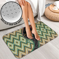 Aotearoa Atua Maui Bathroom Set Demigod Hero And Trickster Koru Patterns