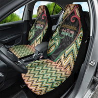 Aotearoa Atua Maui Car Seat Cover Demigod Hero And Trickster Koru Patterns