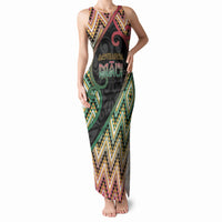 Custom Aotearoa Atua Maui Tank Maxi Dress Demigod Hero And Trickster Koru Patterns