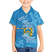 Tuvalu Christmas Hawaiian Shirt Dolphins Santa Xmas Tribal Waves - Polynesian Pride