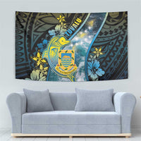 Tuvalu Tapestry Dolphin On The Waves