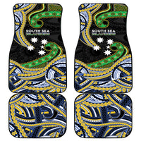 South Sea Islanders And Solomon Islands Car Mats Solomons Coat Of Arms And Southern Cross DT05 - Polynesian Pride