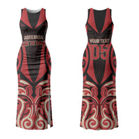 Custom Aotearoa Ngai Te Rangi Couples Matching Tank Maxi Dress and Hawaiian Shirt New Zealand Traditional Maori Pattern DT05 - Polynesian Pride