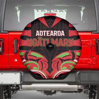 Aotearoa Ngati Maru Spare Tire Cover New Zealand Traditional Maori Pattern DT05 - Polynesian Pride