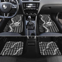 Black Hawaii Palaka Cowboy Turtle Car Mats Hawaiian Paniolo Puakenikeni Maile Lei
