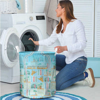 Hawaii Surfing Laundry Basket He'e Nalu