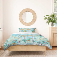 Hawaii Surfing Bedding Set He'e Nalu