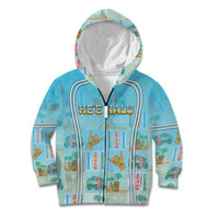 Custom Hawaii Surfing Kid Hoodie He'e Nalu