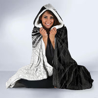 Personalised New Zealand Father's Day Hooded Blanket Papa Kiwi Bird Tribal Pattern DT05 - Polynesian Pride