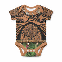 Polynesia Maui Tattoo Inspired Baby Onesie Tropical Leaf Skirt Costume