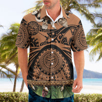 Polynesia Maui Tattoo Inspired Hawaiian Shirt Tropical Leaf Skirt Costume