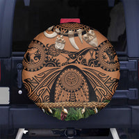Polynesia Maui Tattoo Inspired Spare Tire Cover Tropical Leaf Skirt Costume