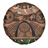 Polynesia Maui Tattoo Inspired Spare Tire Cover Tropical Leaf Skirt Costume