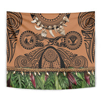 Polynesia Maui Tattoo Inspired Tapestry Tropical Leaf Skirt Costume