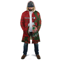 Guam Christmas Cloak Chamorro Seal Hat Santa Tribal Waves - Polynesian Pride